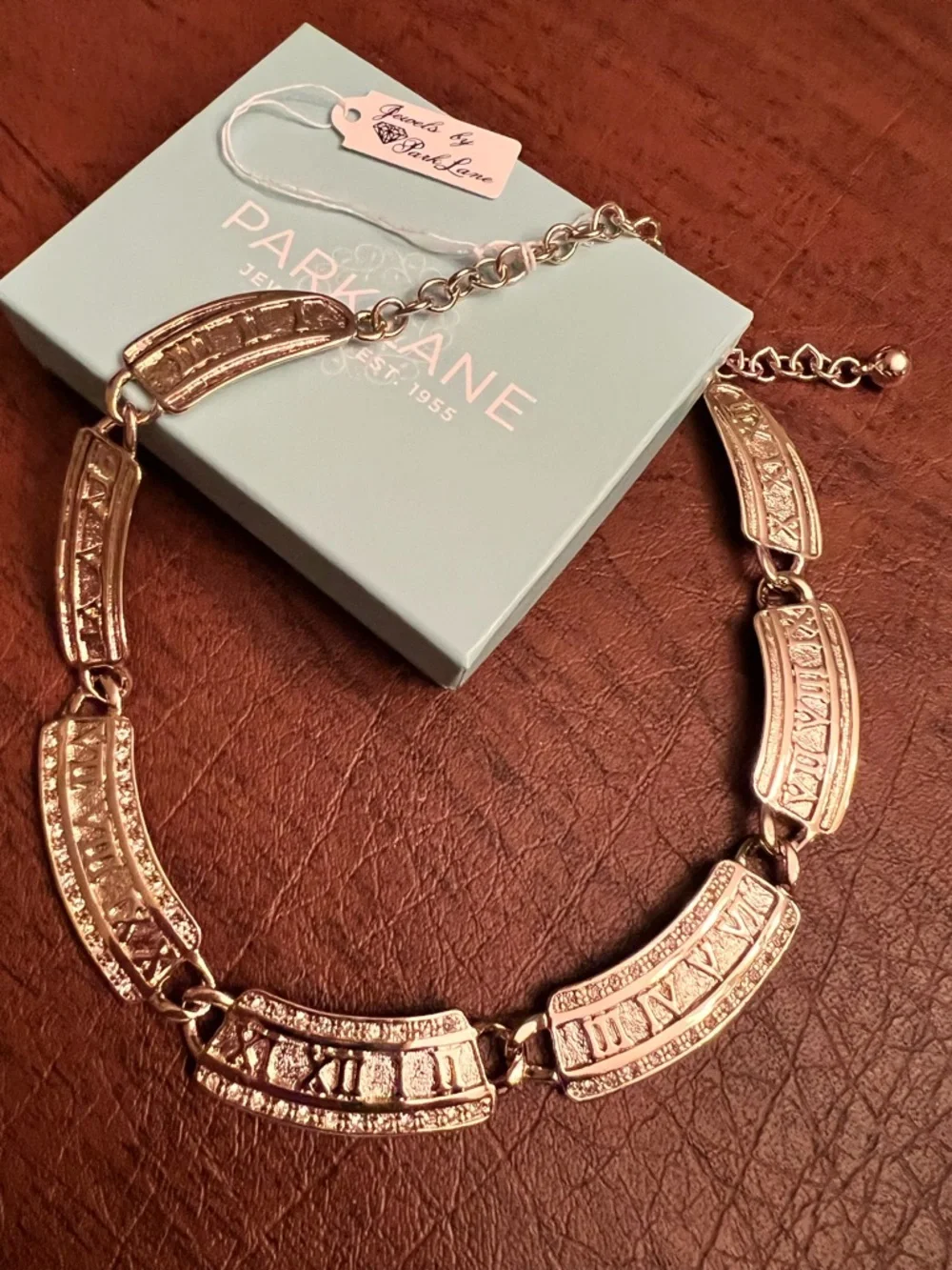 Park Lane Roman Numeral Collar Necklace | Exclusive Vault Item from 90s | New - Picture 5 of 5